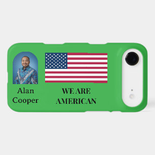 Patriotic American Flag Personalized iPhone 17 Air Case