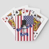 トランプ Patriotic Playing Cards Patriotic 4th of July Stars Red White And Blue Poker Cards