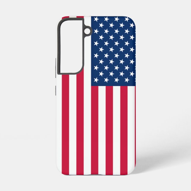 Patriotic American Flag Samsung Galaxy Case (Back)