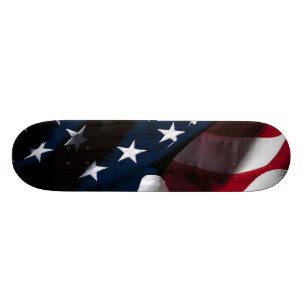 Patriotic American Flag Skateboard
