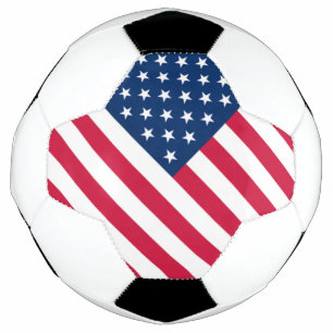 Patriotic American Flag Soccer Ball