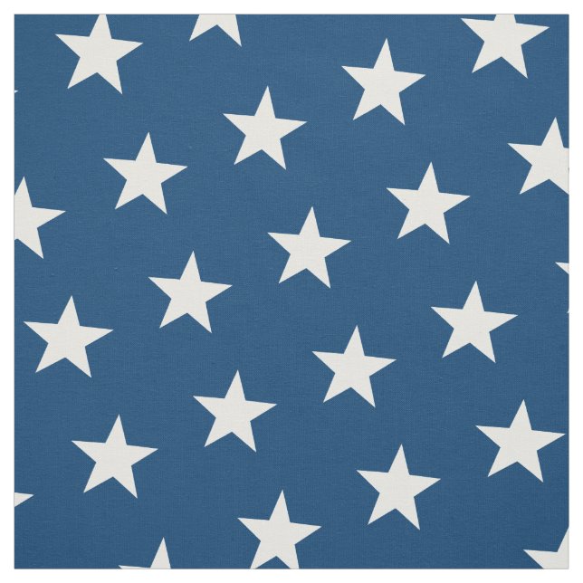 Patriotic American flag star pattern custom color Fabric (Swatch)