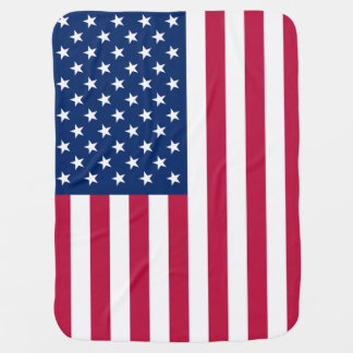 Patriotic American Flag Swaddle Blanket
