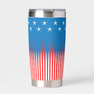 Patriotic American Flag Symbol Insulated Tumbler