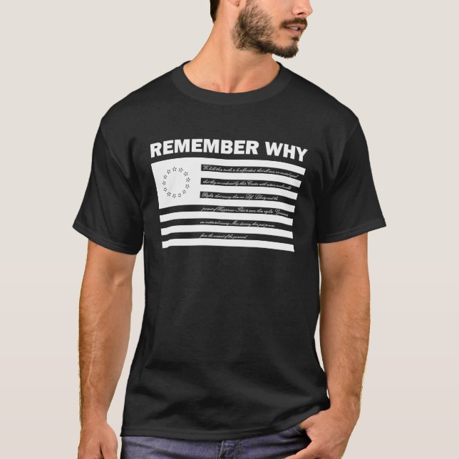 Patriotic American Flag T-Shirt (Front)