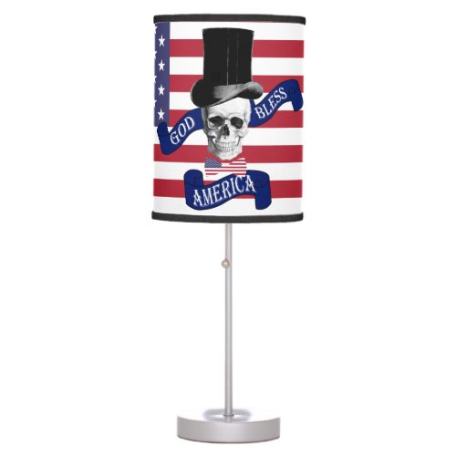 Patriotic American flag Table Lamp