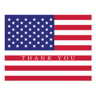 215+ American Flag Thank You Cards | Zazzle