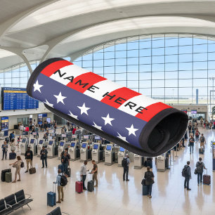 Patriotic American flag travel luggage handle wrap