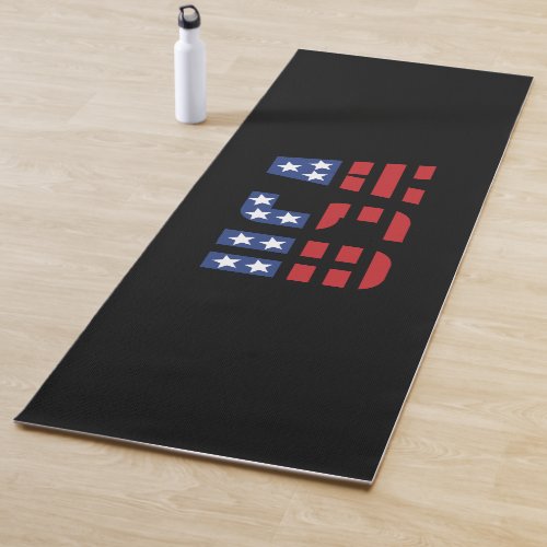 Patriotic American Flag USA Yoga Mat