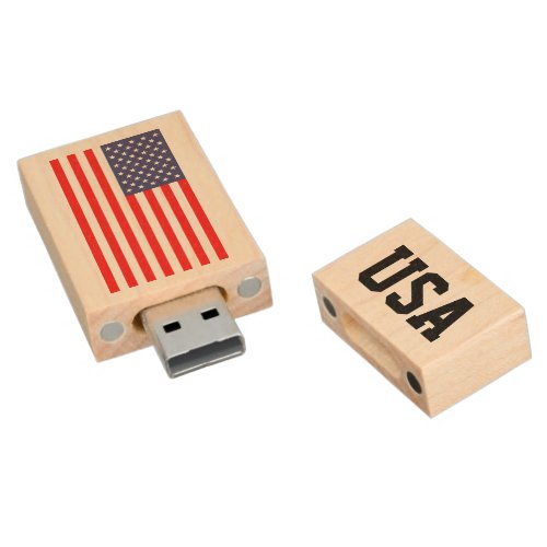 Patriotic American flag USB pendrive flash drive