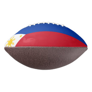 Patriotic american football, flag of Philippines Football