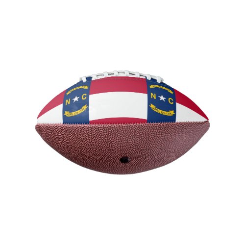 Patriotic american football  North Carolina flag