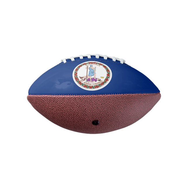 Patriotic american football Virginia flag (Rotated 270)
