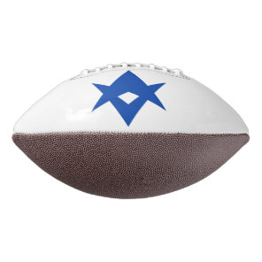 Patriotic american football with flag of Toyota