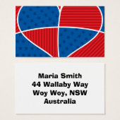 Patriotic American hearts (Front & Back)