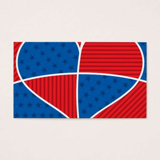 Patriotic American hearts (Front)
