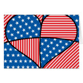 Patriotic American hearts (Front Horizontal)