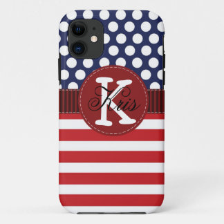 Patriotic American iPhone Case Personalized