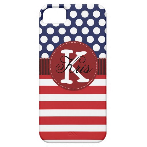 Patriotic American iPhone Case Personalized | Zazzle