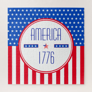Patriotic American Jigsaw Puzzle