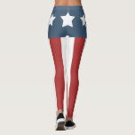 Patriotic American Leggings<br><div class="desc">United States Stars and Stripes flag leggings.</div>