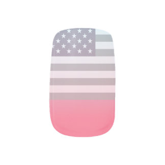 Patriotic American Nail Art with Stars & USA Flag