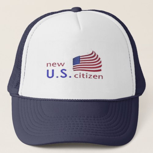 Patriotic American New US Citizen Pride Hat