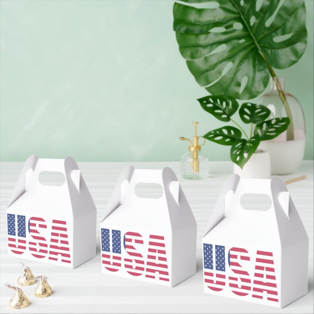 Patriotic American Pride Party Treat Boxes (Multiple)