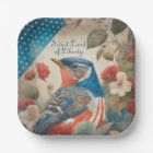 Patriotic American Robin Vintage 4th of July Party
