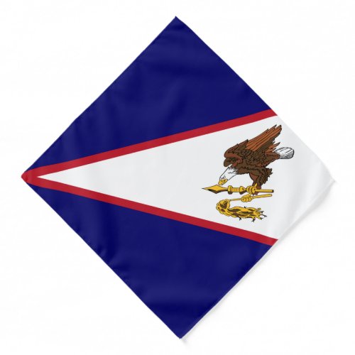 Patriotic American Samoa Flag Bandana