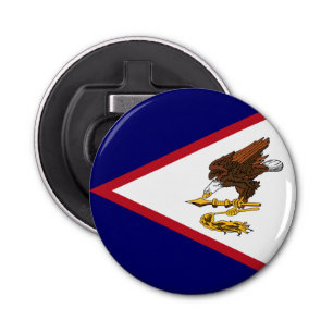 Patriotic American Samoa Flag Bottle Opener