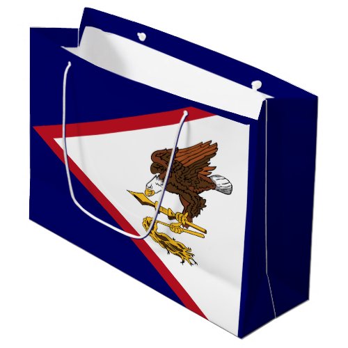 Patriotic American Samoa Flag Large Gift Bag