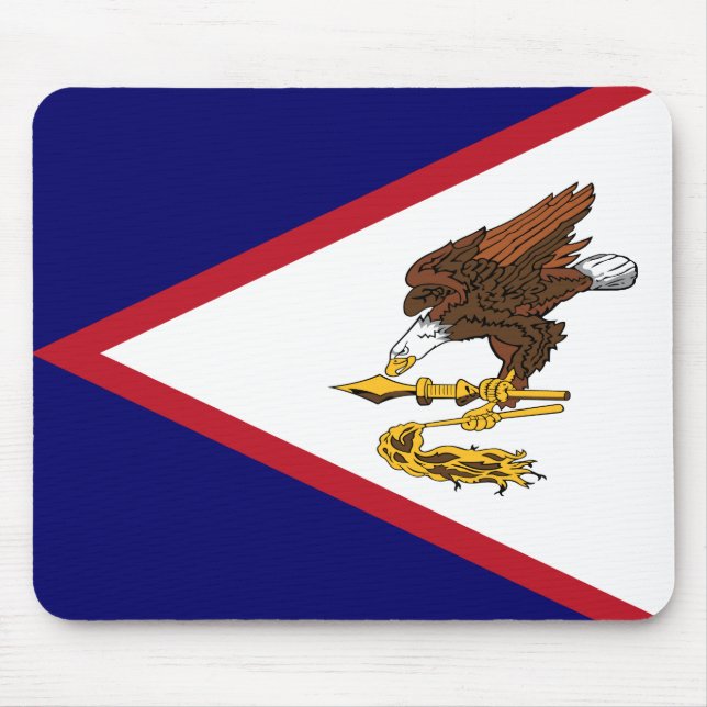 Patriotic American Samoa Flag Mouse Pad (Front)