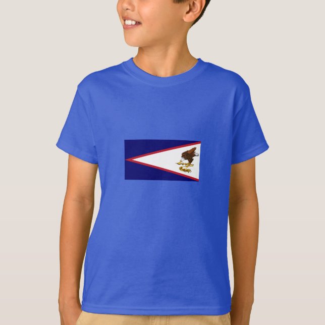 Patriotic American Samoa Flag T-Shirt (Front)