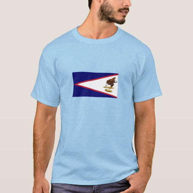 Patriotic American Samoa Flag T-Shirt (Front)