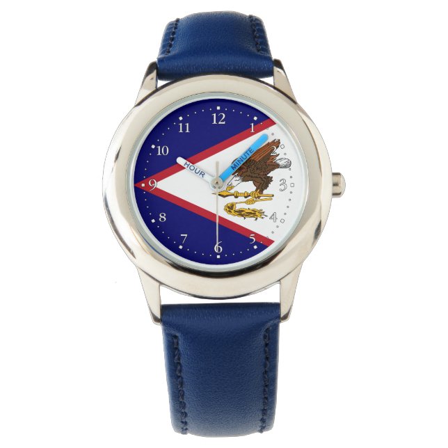 Patriotic American Samoa Flag Watch (Front)
