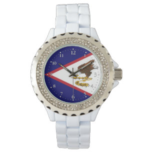 Patriotic American Samoa Flag Watch