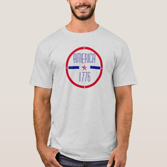 Patriotic American   T-Shirt (Front)