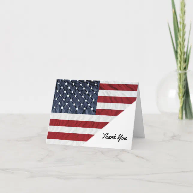 Patriotic American Thank You Cards | Zazzle