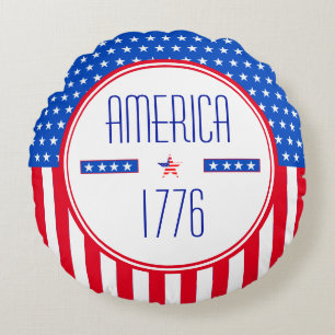 Patriotic American Throw Pillow