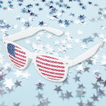 Patriotic American United States America Usa Flag Retro Sunglasses at Zazzle