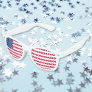 Patriotic American United States America USA Flag Retro Sunglasses