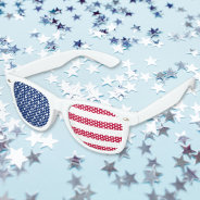 Patriotic American Usa United States America Flag Retro Sunglasses at Zazzle
