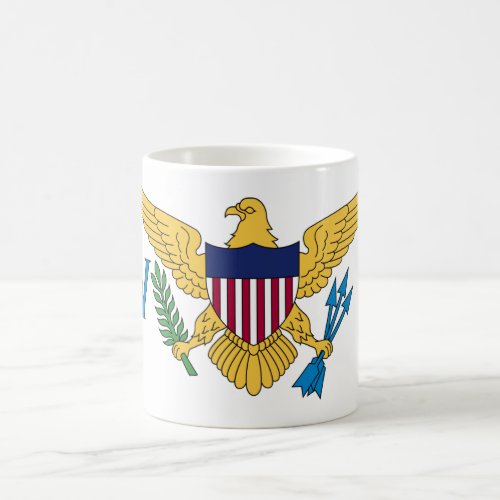 Patriotic American Virgin Islands Flag Coffee Mug