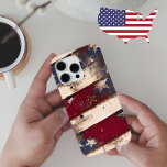 Patriotic Americana Vintage Distressed USA iPhone 15 Pro Max Case
