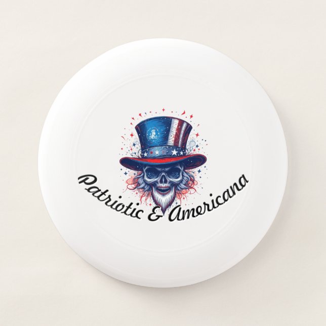 Patriotic & Americana Wham-O Frisbee (Front)