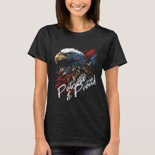 Patriotic and Proud Bald Eagle 4th of July T-Shirt