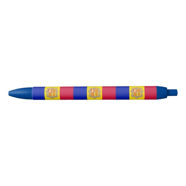 Patriotic Andorra Flag Pen (Front)