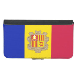 Patriotic Andorra Flag Samsung Galaxy S5 Wallet Case