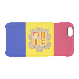 Patriotic Andorra Flag Clear iPhone 6/6S Case